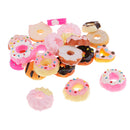 20 Pieces Lots Mixed DIY Flatbacks Resin Flat Back Kawaii Doughnut Sweets Cabochon Buttons Scrapbooking Slime Charm DIY Embellishment Phone Craft