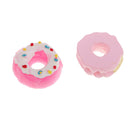 20 Pieces Lots Mixed DIY Flatbacks Resin Flat Back Kawaii Doughnut Sweets Cabochon Buttons Scrapbooking Slime Charm DIY Embellishment Phone Craft