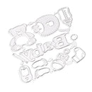 DIY Baby Accessories Metal Cutting Dies Stencils Template Mould for DIY Scrapbook Photo Album Paper Craft Baby Shower Card Making