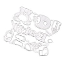 DIY Baby Accessories Metal Cutting Dies Stencils Template Mould for DIY Scrapbook Photo Album Paper Craft Baby Shower Card Making