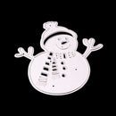smile snowman DIY Cutting Dies Embossing Stencil Snowman Scrapbooking Card Making Gift family card accessories holiday card making tools 7x6.5cm