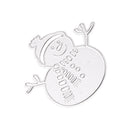 smile snowman DIY Cutting Dies Embossing Stencil Snowman Scrapbooking Card Making Gift family card accessories holiday card making tools 7x6.5cm