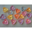 10 Pieces Heat-Resistant Clear Plastic Tea Light Container Cups Love Heart Candle Mold Handmade Wedding Decor Candles Craft Mold Tools