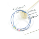 100pcs Mixed Cute Spacer Craft Beads for DIY Hair Tie Ponytail Holder Supply