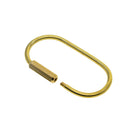 2 Pieces Mini Key Chain Making Carabiner, Screw Locking Carabiner Keychain Key Rings DIY Accessories - Multi-functional and Fashionable