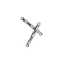 100 Pieces Alloy Tibetan Silver Straight Bar Connectors Jewelry Making Findings Charms Accessories for DIY Craft 22x3mm