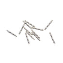 100 Pieces Alloy Tibetan Silver Straight Bar Connectors Jewelry Making Findings Charms Accessories for DIY Craft 22x3mm