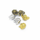 15pcs Multicolor Teapot Word Plate Charms Pendants Garment Bags Accessories