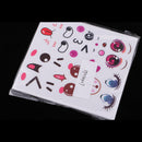 10 Pieces Funny Expression Sticker Eyes Stickers Decorative Sticker Transparent for Scrapbooking, Card, Calendars, Arts, Kids DIY Crafts, Album, Diary