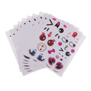 10 Pieces Funny Expression Sticker Eyes Stickers Decorative Sticker Transparent for Scrapbooking, Card, Calendars, Arts, Kids DIY Crafts, Album, Diary
