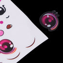 10 Pieces Funny Expression Sticker Eyes Stickers Decorative Sticker Transparent for Scrapbooking, Card, Calendars, Arts, Kids DIY Crafts, Album, Diary