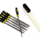 15 Pieces Needle File Set Mini Assorted Wood Rasp Set Steel Needle Files with Brush Parts Box in Zipper Package Case for Wood and Soft Stuffs Carving