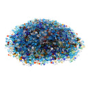1 Pack Mixed Size Decorative Glass Pebbles For Aquarium Fish Tank Vase Fill