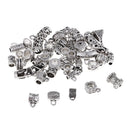 40 Pcs Vintage Tibet Silver Spacers Bead Charms Pendant Tube Beads 25mm/8mm