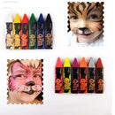 Face Paint Crayons, Face Painting Kits, 6 Colors, Body ,Face Painting, Washable Non Toxic Body Painting, for Halloween, Costumes, Birthday Parties