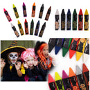 Face Paint Crayons, Face Painting Kits, 6 Colors, Body ,Face Painting, Washable Non Toxic Body Painting, for Halloween, Costumes, Birthday Parties