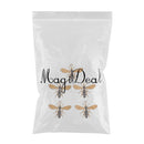5 Pack Creative Enamel Bee Charms Flatback Embellishment Sewing Buttons DIY Phone Case Decoration Scrapbooking Jewelry making accessories