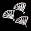3x Shell Rhinestone Charms For DIY Necklace Bracelet Earrings Jewelry Making