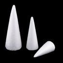 3Pcs Cone Shaped Styrofoam Foam Ornaments For Handmade DIY Modelling Crafts