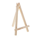 3''x3'' Mini Canvas & Easel Set for Painting Craft Drawing Wedding Table Numbers Hobby Craft Tools, Natural Wooden Easels and Blank Canvas