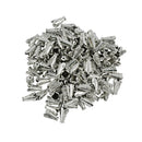 100 Pieces Vintage Flower Bead Caps Tassel Cap Crimp End Connectors Antique Silver for Tassel Chains Earring Necklace Pendant DIY Jewelry Findings