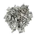 100 Pieces Vintage Flower Bead Caps Tassel Cap Crimp End Connectors Antique Silver for Tassel Chains Earring Necklace Pendant DIY Jewelry Findings
