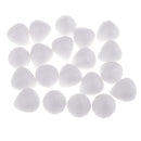 20 Pack Modelling Polystyrene Styrofoam Foam Balls White Craft Balls Drops For DIY Christmas Party Decoration Wedding Bouquet Supplies Gifts - 30x35mm