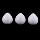 20 Pack Modelling Polystyrene Styrofoam Foam Balls White Craft Balls Drops For DIY Christmas Party Decoration Wedding Bouquet Supplies Gifts - 30x35mm