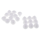 20 Pack Modelling Polystyrene Styrofoam Foam Balls White Craft Balls Drops For DIY Christmas Party Decoration Wedding Bouquet Supplies Gifts - 30x35mm
