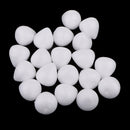 20 Pack Modelling Polystyrene Styrofoam Foam Balls White Craft Balls Drops For DIY Christmas Party Decoration Wedding Bouquet Supplies Gifts - 30x35mm