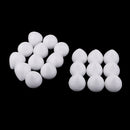 20 Pack Modelling Polystyrene Styrofoam Foam Balls White Craft Balls Drops For DIY Christmas Party Decoration Wedding Bouquet Supplies Gifts - 30x35mm