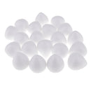 20 Pack Modelling Polystyrene Styrofoam Foam Balls White Craft Balls Drops For DIY Christmas Party Decoration Wedding Bouquet Supplies Gifts - 30x35mm