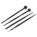 Pro Polymer Clay Tools, 23 Pieces Modeling Clay Tools, Wooden clay tools, Wooden handle ball stylus, rubber pens, metal ball stylus, plastic stylus