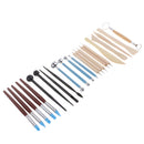 Polymer Clay Tools, 23Pcs Modeling Clay Tools, wooden clay tools, Wooden handle ball stylus, rubber pens, rubber handle ball stylus, plastic stylus