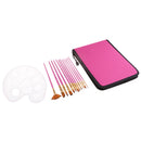 13 Piece/set Artist Nylon Hair Paint Brush With Palette Zipper Bag Organizer for Art Painting Supplies Tools