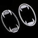 20pcs Antique Silver Halloween Charms Pendants DIY Jewelry Making Decoration 36x21mm