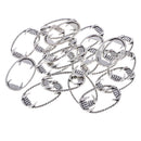 20pcs Antique Silver Halloween Charms Pendants DIY Jewelry Making Decoration 36x21mm