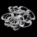 20pcs Antique Silver Halloween Charms Pendants DIY Jewelry Making Decoration 36x21mm