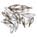 20 Pcs Mixed Hollow Angel Wing Charms Pendants Bookmark DIY Necklace Jewelry