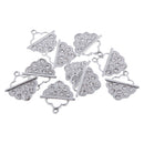 10 Pcs Rhinestone Alloy Charms Pendants DIY Earring Bracelet Jewelry Makings