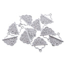 10 Pcs Rhinestone Alloy Charms Pendants DIY Earring Bracelet Jewelry Makings