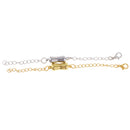 2x Jewelry Making Magnetic Hooks Lobster Clasps Necklace Bracelet With Chain