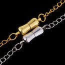2x Jewelry Making Magnetic Hooks Lobster Clasps Necklace Bracelet With Chain