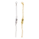 2x Jewelry Making Magnetic Hooks Lobster Clasps Necklace Bracelet With Chain