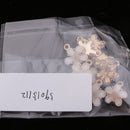 10xFine Flower Rhinestone Pendant Earrings Necklace DIY Jewelry Accessories