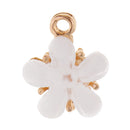 10xFine Flower Rhinestone Pendant Earrings Necklace DIY Jewelry Accessories