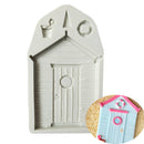 1x House Liquid Silicone Mold DIY Chocolate Candy Sugar Cake Decor Bake Tool