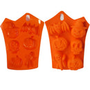 Silicone DIY Halloween Pumpkin Skull Bat Cupcake Sugarcraft Fondant Cake Mold Chocolate Cake Decorating Mould for Party Cake Decoration