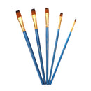 5Pc Nylon Hair Art Painting Brushes Set Acrylic Oil Watercolor Artist Brush