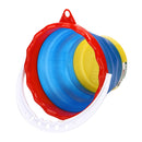 Portable Collapsible Plastic Painting Brush Washing Bucket Wash Pen Barrel Cup Wash Brush Pot Oil Watercolor Paint Brush Washer Art Supplies